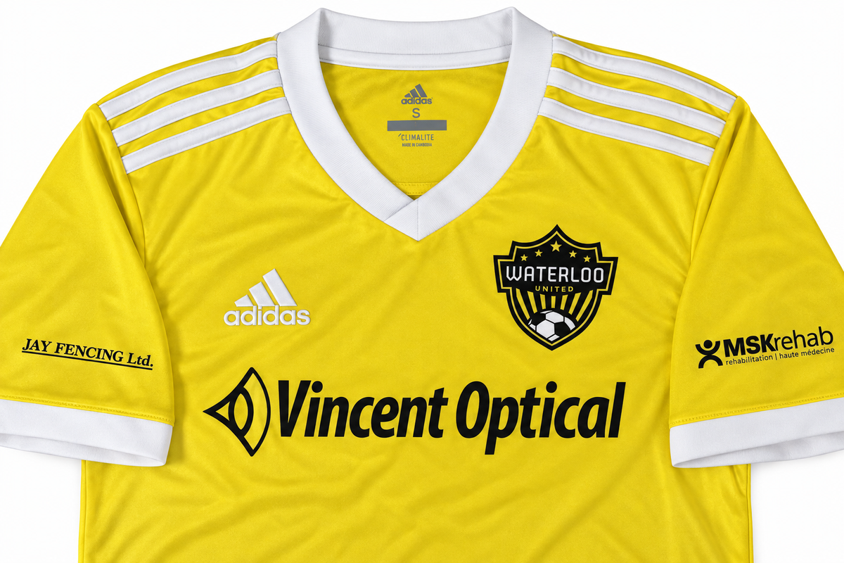 Waterloo United – Maillot Adidas – période 2010s (S)