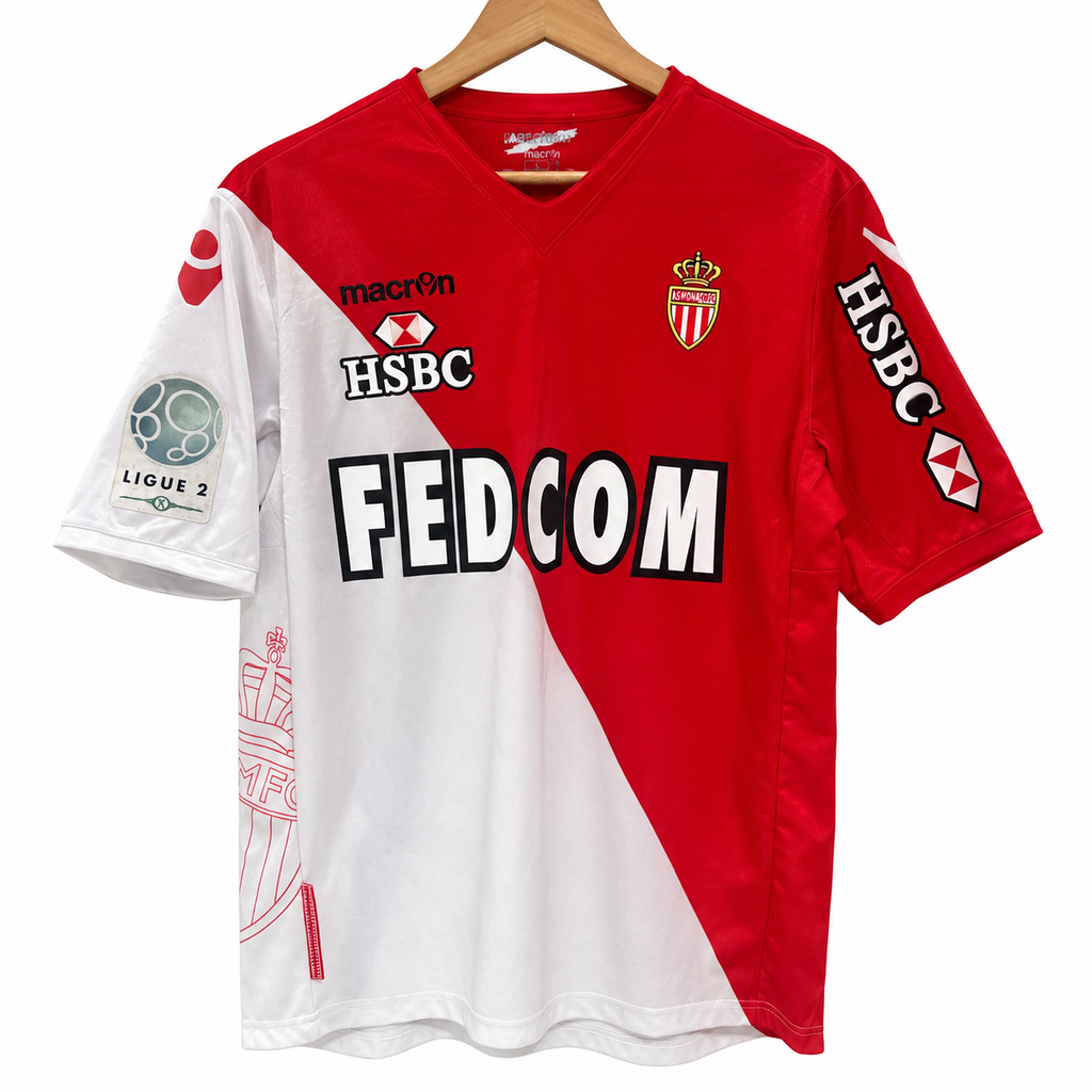 Maillot Porté AS Monaco Domicile 2011/12 – Match Worn Mendy #24 | Taille S