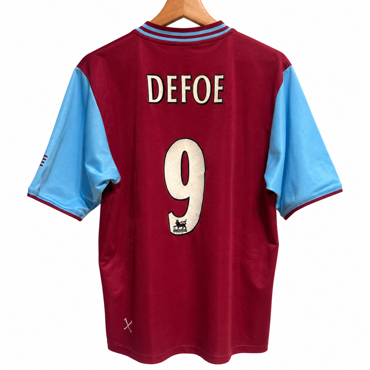 Maillot West Ham United Domicile 2002/03 – Defoe #9 – Pièce Vintage | Taille M