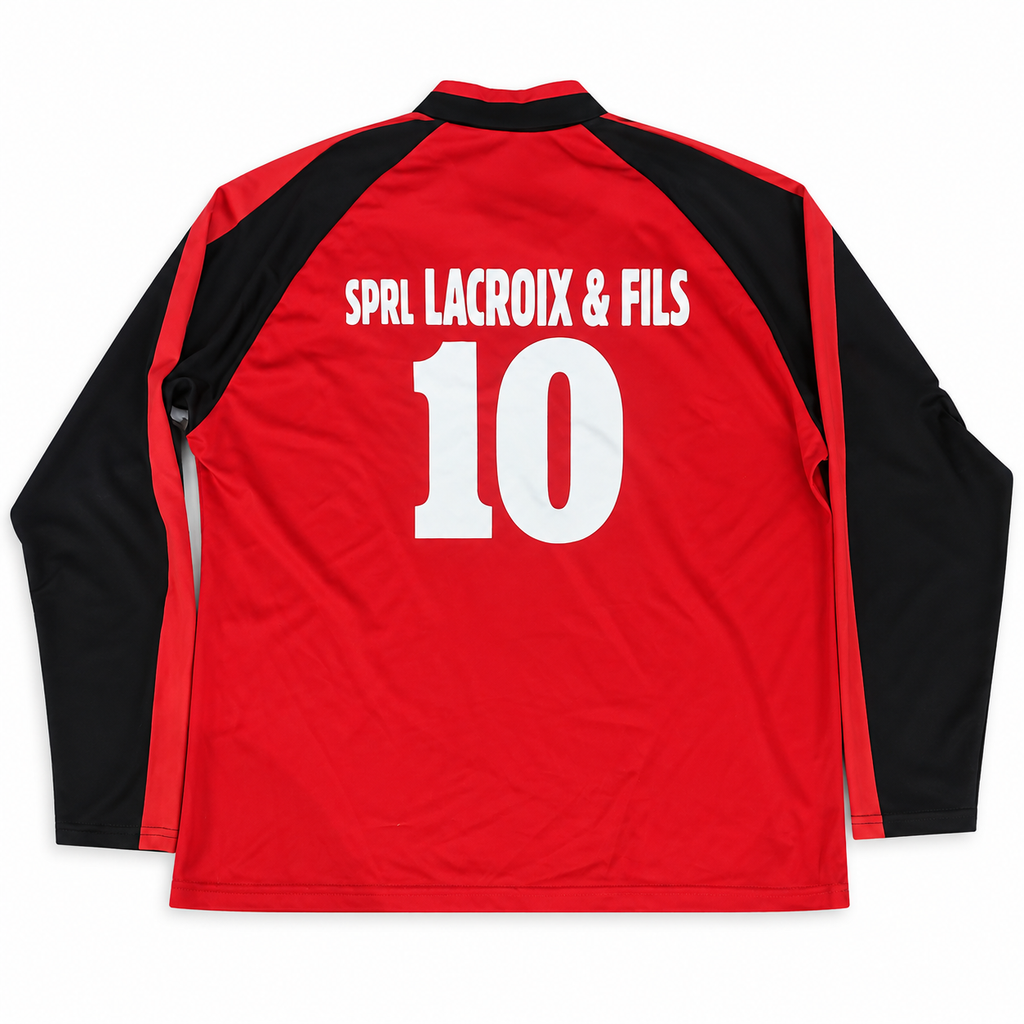 RRC Stockay-Warfusée – Années 2000/2010 Manche longue Rouge et Noir (Taille Unique)