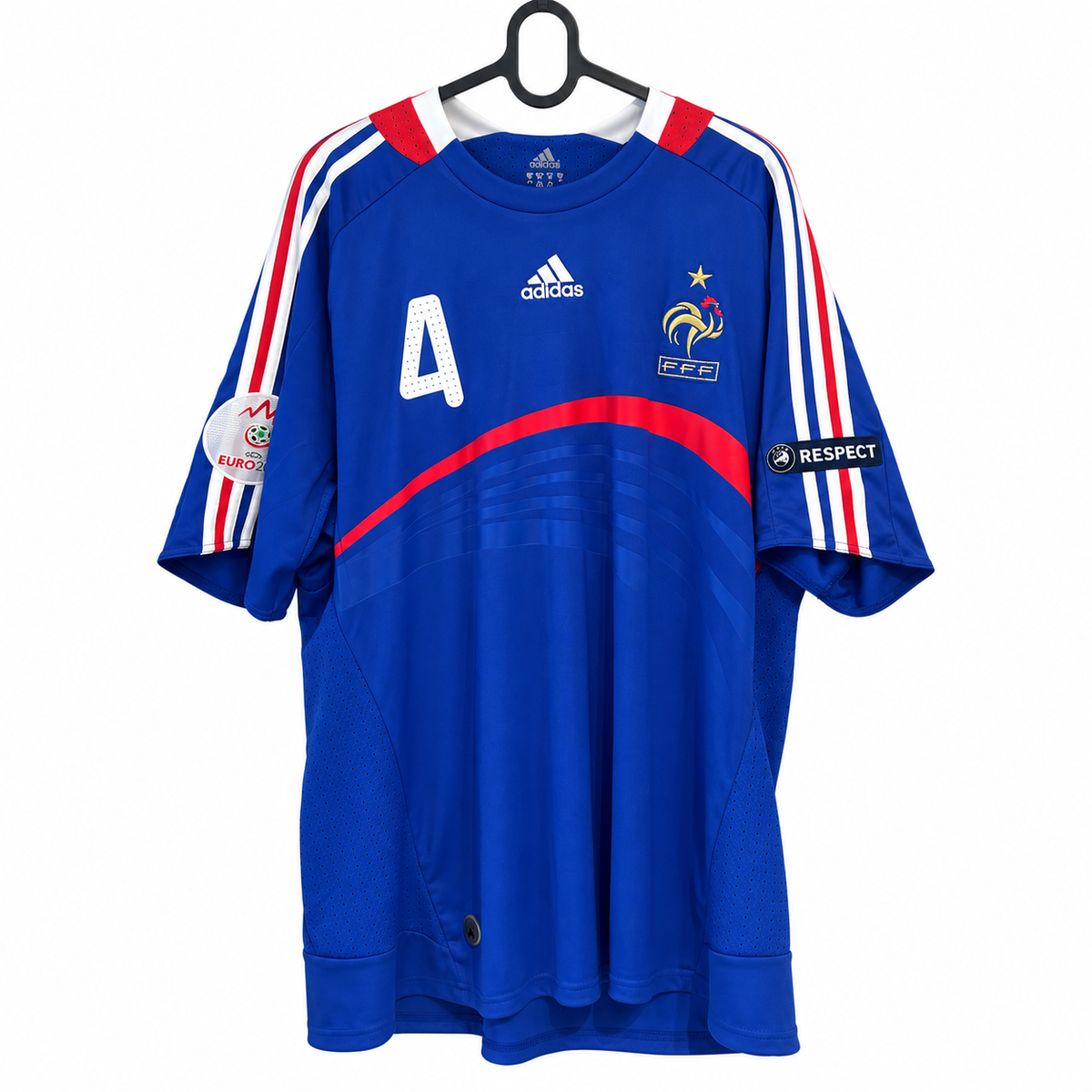 Équipe de France – Domicile – 2008 – Vieira #4 / Euro 2008 (XL)