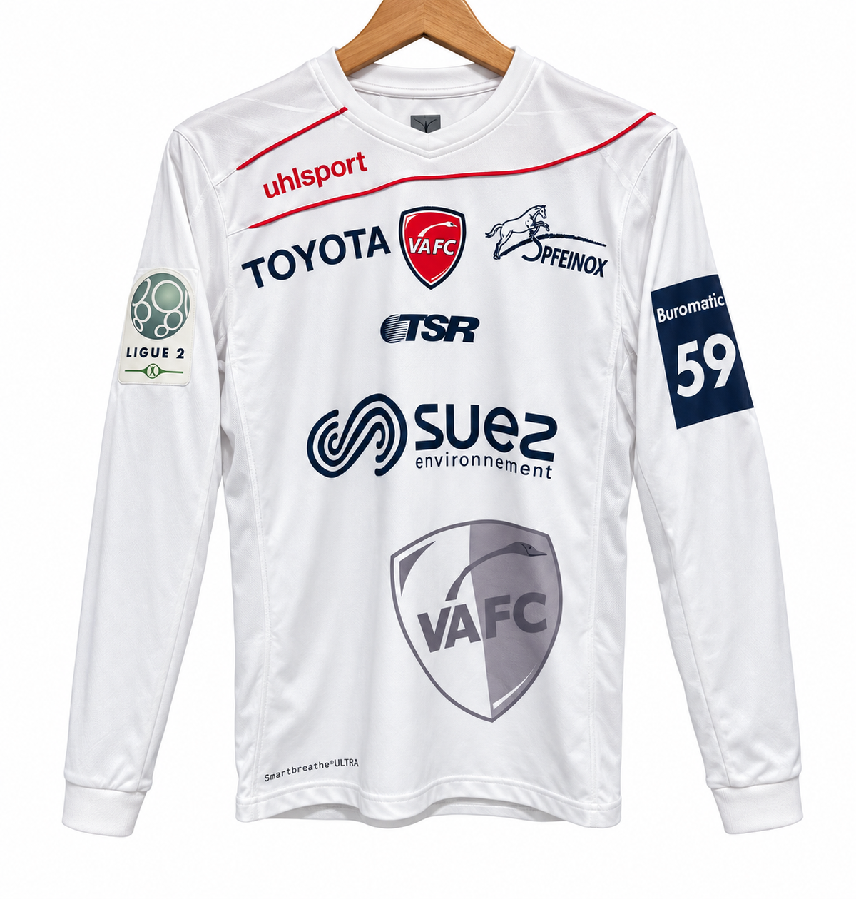 Valenciennes FC – Extérieur – 2015/16 – Slidja #27 – Porté / Match Worn vs Dijon (S)