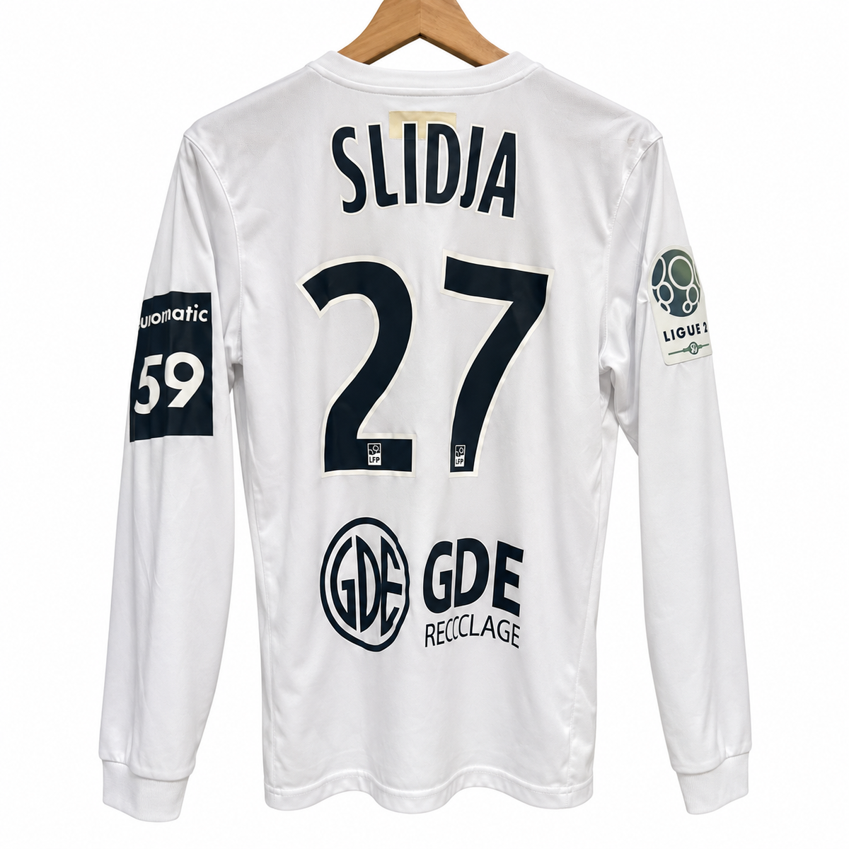 Valenciennes FC – Extérieur – 2015/16 – Slidja #27 – Porté / Match Worn vs Dijon (S)