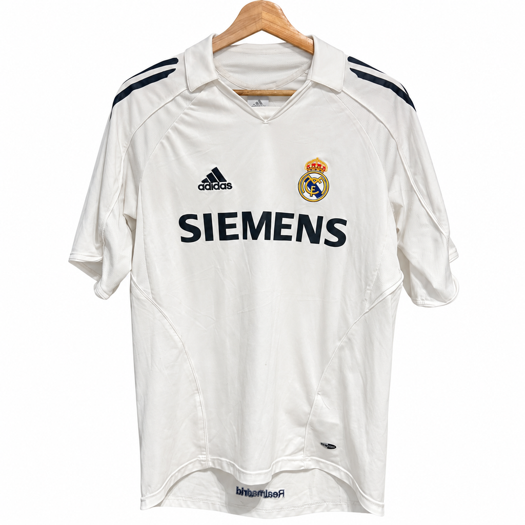 Real Madrid – Maillot Domicile – 2005/2006 – Adidas / Siemens (S)