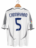 Maillot Real Madrid – Domicile – 2006/07 – Cannavaro #5 (XL)